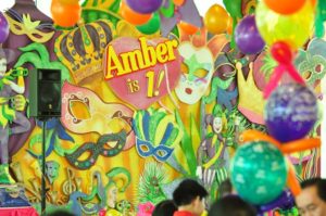 Amber Soleil’s Mardi Gras Inspired Party – 1st Birthday