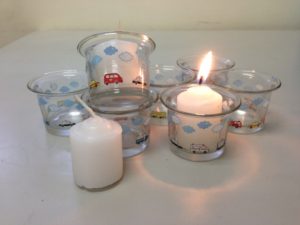 Aedan’s DIY Baptismal Candles
