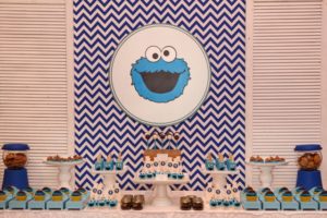 Kiemon’s Milk & Cookie Monster Pajama Party – 1st Birthday