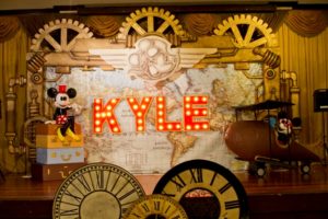 Kyle’s Mickey Mouse Steampunk Themed Party – 1st Birthday