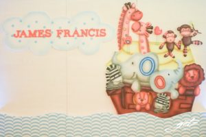 James Francis’ Noah and the Ark Themed Party – 1st Birthday