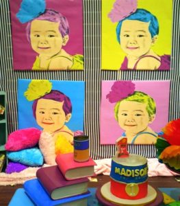 Maddie’s Andy Warhol Pop Art Themed Party – 1st Birthday