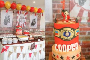 Cooper’s Vintage Boxing Themed Party – 1st Birthday