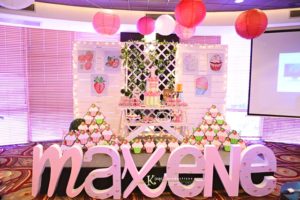 Maxene’s Strawberry Cupcake Themed Party – 1st Birthday