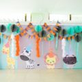 party animals theme party stage