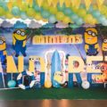 minions pool party stage