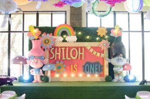 Shiloh’s Trolls Themed Party – 1st Birthday
