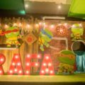 teenage mutant nonja turtles theme party stage