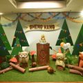 Woodland and friends theme party stage