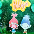 Trolls Theme Party Stage