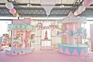 Penelope’s Dainty Carousel Themed Party – 1st Birthday