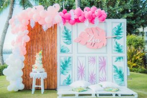 Zia’s Tropical Chic Themed Party – 1st Birthday