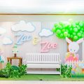 easter rabbit theme party stage