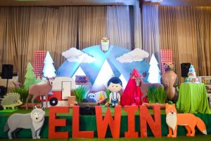 Elwin’s Exciting Camping Theme Party – 1st Birthday