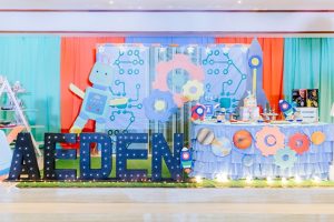 Aeden’s Space Robot Themed Party – 1st Birthday