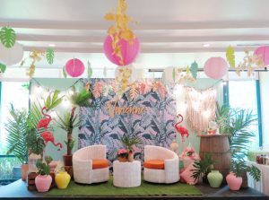 Vivienne’s Tropical Pink Flamingo Themed Party – 1st Birthday