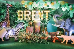 Brent’s Jungle Safari Themed Party – 1st Birthday