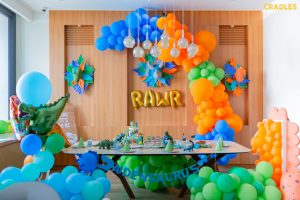 Aeden’s Roaring Dino Quarantine Birthday Celebration – 1st Birthday