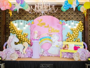 Lexi and Olivia’s Sparkly and Fab Unicorn Themed Party