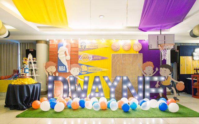 Dwayne’s Fantastic NBA Basketball Themed Party – 7th Birthday