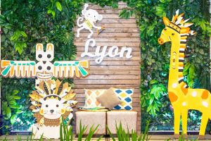 Lyon’s Adorable Tribal Safari Theme Party – 1st Birthday