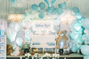 Nathan’s Hot Air Balloon + Teddy Bear Themed Party – Christening Party