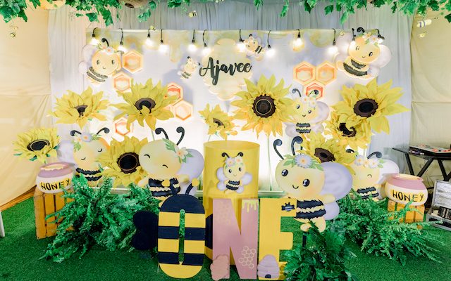 Ajavee’s Sweet Bee-day Party! – 1st Birthday