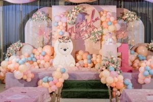 Natasha’s Boho Chic Teddy Bear Birthday and Dedication Party