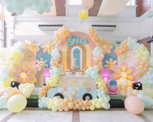Gia’s Groovy Retro-Chic First Birthday