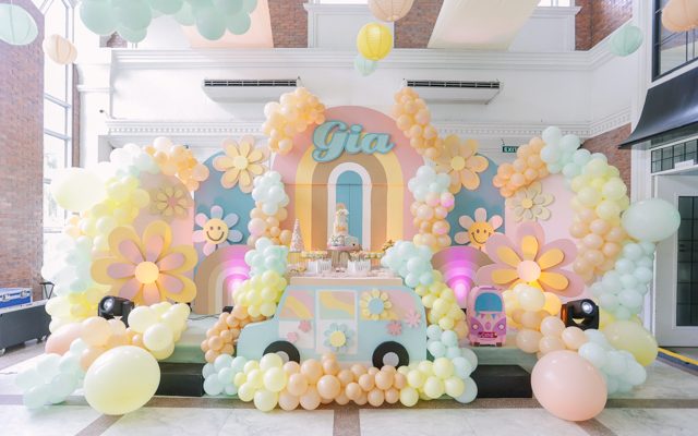 Gia’s Groovy Retro-Chic First Birthday