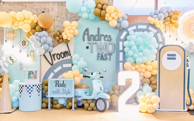 Andres’ Vintage Vespa Scooter Themed Party – 2nd Birthday