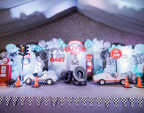 Oliver’s Va-Va-Vroom Vintage Race Car Themed Party – 2nd Birthday