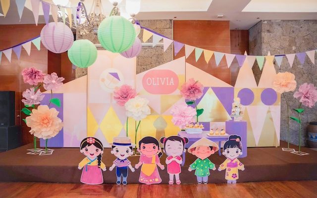 Olivia’s Disney’s “It’s a Small World” Themed Party – 2nd Birthday