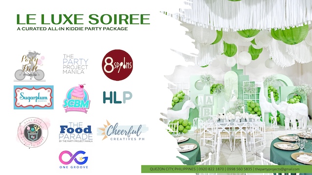 The Party Project Manila’s Le Luxe Soiree All-In Package