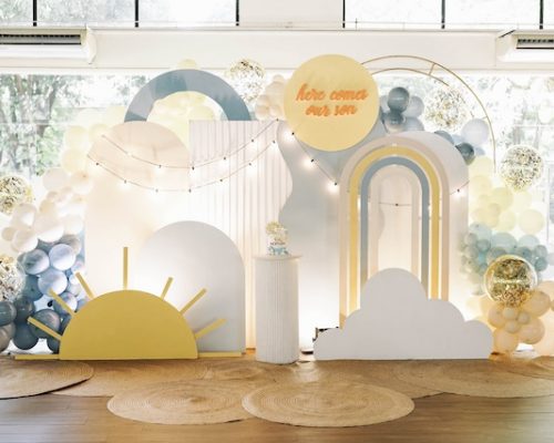 Kayesha & Aljon’s Dreamy “Here Comes Our Son-shine” Baby Shower
