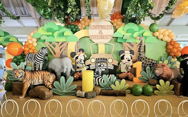 Andrei and Audrey’s Mickey and Minnie Safari-Themed Party – 1st Birthday