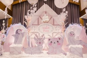 Winter Maia’s Pink Winter Wonderland-Themed Party – 1st Birthday
