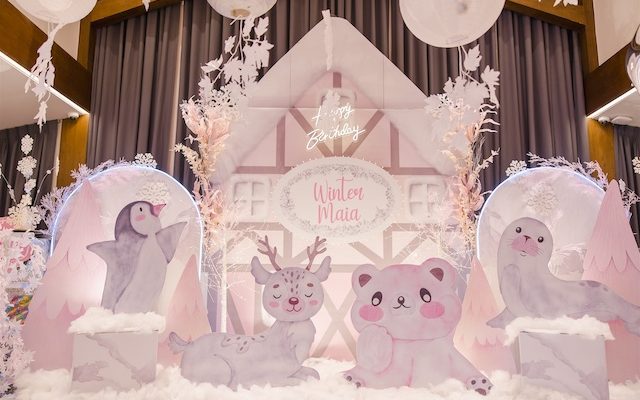 Winter Maia’s Pink Winter Wonderland-Themed Party – 1st Birthday