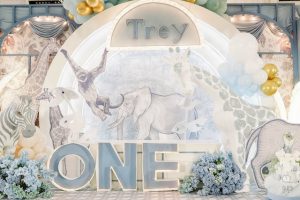 Trey’s Toile de Jouy Safari Dream – 1st Birthday