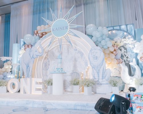 Kaiser’s A Toile de Jouy Circus Celebration – 1st Birthday