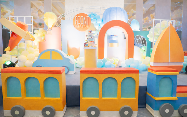 Grant’s Hip Transportation Party – 1st Birthday