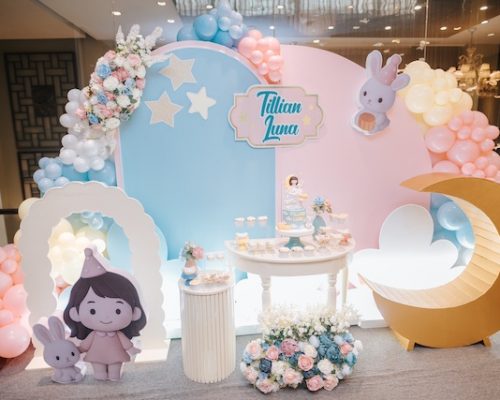 Tillian’s Dainty Lunar Moon-Themed First Birthday