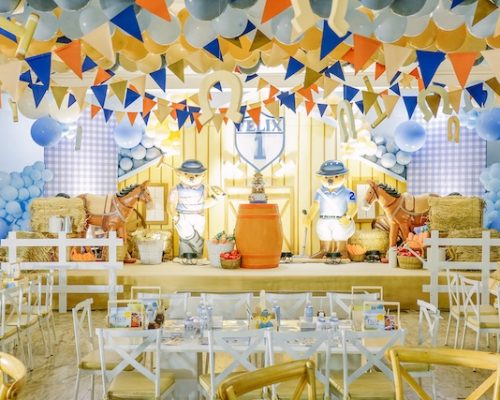 Felix’s Preppy Polo-Themed First Birthday Celebration
