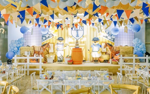 Felix’s Preppy Polo-Themed First Birthday Celebration